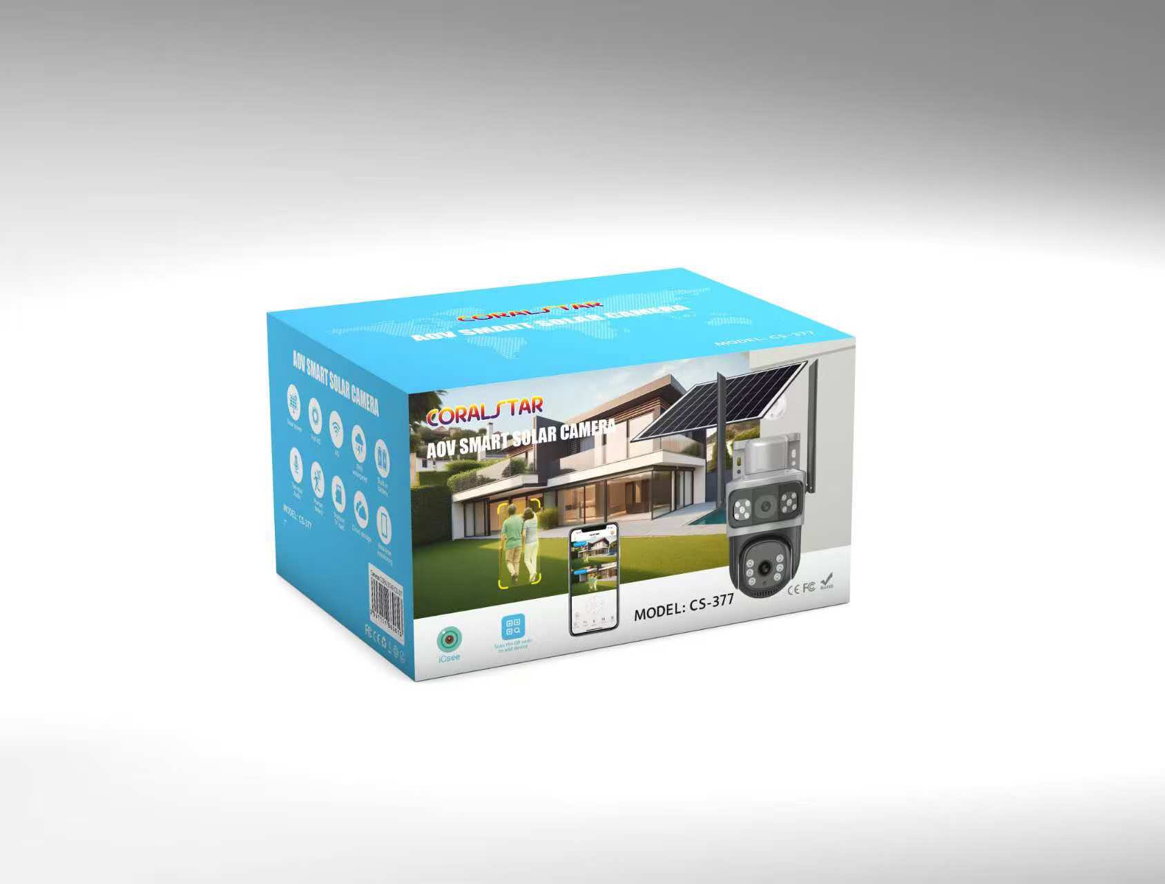 Smart camera PTZ WiFi Solaire 2 Oeil