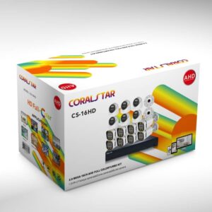 Kit 16 caméras Coralstar AHD 2.0 MP