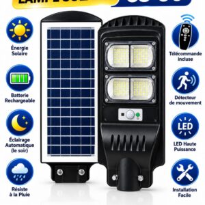 Lampes Solaires LED Haute Performance — Gamme Coralstar CS-90 / CS-120 / CS-150