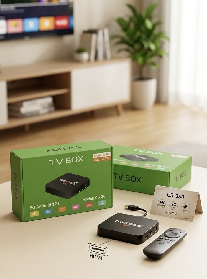 TV Box 5G Android 12.0